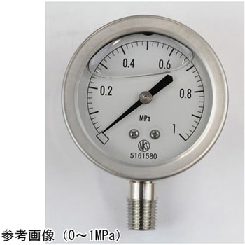 GV50-153 グリセリン入圧力計(60Φ) GV50-153シリーズ 1個 長野計器 【通販モノタロウ】