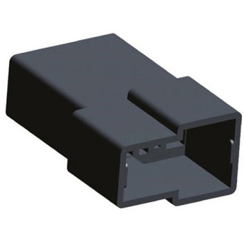 コネクタハウジング 2極 AMP FASTIN-FASTON ナチュラル 1袋 3000個入 TE CONNECTIVITY