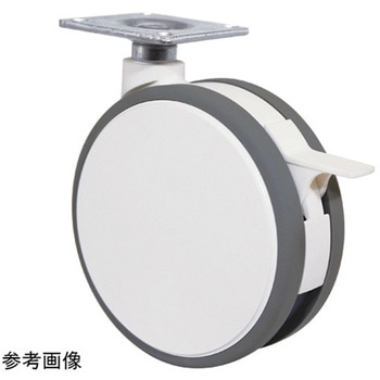 双輪キャスター Φ130mm プレート式 20個入 FW130シリーズ 東海キャスター