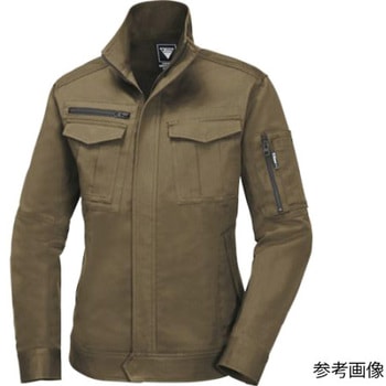 レディス長袖ブルゾン キャメル 2018-81シリーズ ジーベック