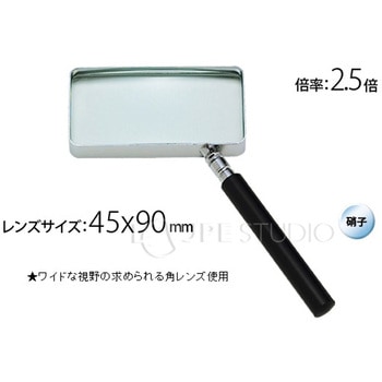 角型ルーペ 2.5倍 I.L.K(池田レンズ工業)
