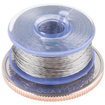 Conductive Thread Bobbin - 12m Smooth， Stainless Steel SPARKFUN