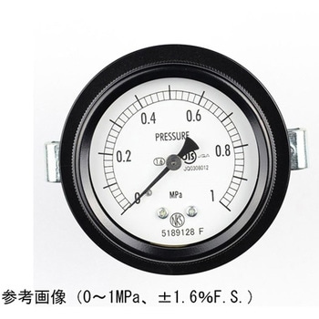 密閉型圧力計(60Φ)埋込形D枠(取付金具) BA15-123シリーズ 長野計器