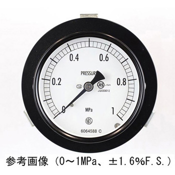 普通形圧力計(Φ75)埋込形D枠(取付金具) AC15-171シリーズ 長野計器