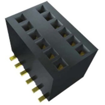 基板接続用ソケット 4 極 1.27mm 1 列 表面実装 1セット 106個入 SAMTEC