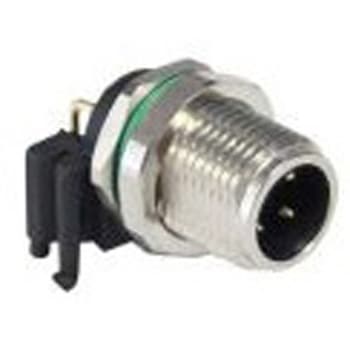 丸型コネクタ 4極 M12 パネルマウント 1箱 25個入 BULGIN