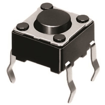 タクタイルスイッチ SPST-NO スルーホール 1袋 5個入 Alps Electric