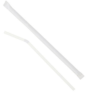 曲がるバイオマスストロー 紙袋入 江戸川物産