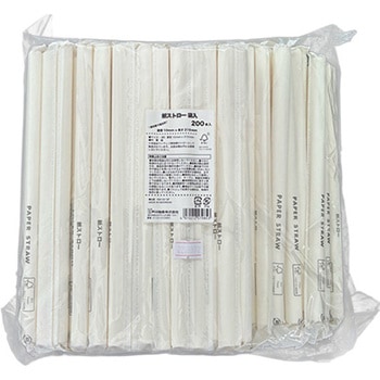 紙ストロー 袋入 江戸川物産