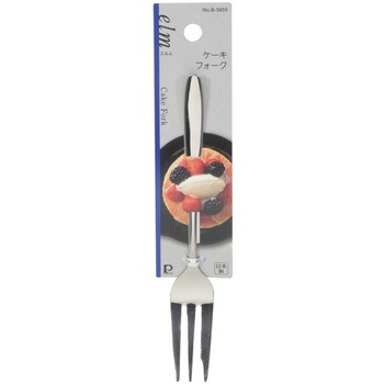 エルム ステンレス製ケーキフォーク パール金属