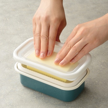 ホーローバターケースM ターコイズ 和平フレイズ