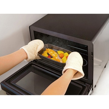 マジカリーノ 発熱皿12×22cm蓋付 和平フレイズ