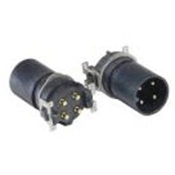 丸型コネクタ 4極 M12 パネルマウント BULGIN