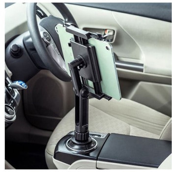 100x110x250～390mm タブレット用車載ホルダー エスコ