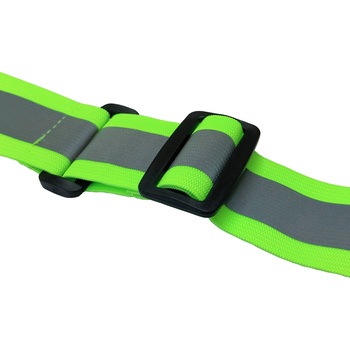 高視認性アジャスター付き伸縮安全タスキ 天牛(富士手袋工業)