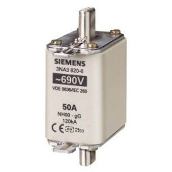 センタータグヒューズ 定格電流 50A 690V ac 1袋 3個入 SIEMENS