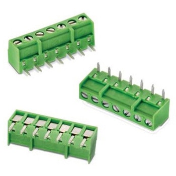 基板用端子台 2433シリーズ 3.81mmピッチ 1列 6極 緑 1袋 2個入 WURTH ELEKTRONIK