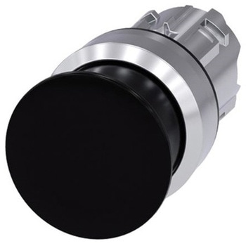 押ボタンヘッド 3SU1050 モーメンタリ 黒 SIEMENS