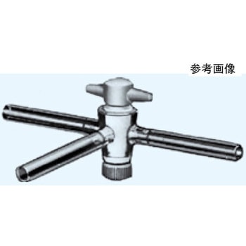 三方コック(PTFE コック) 1013シリーズ 日本理化学器械(NRK)