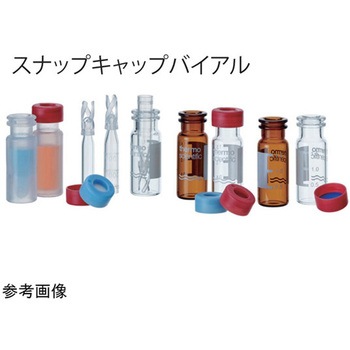 セプタム付スナップキャップ(ND11)PTFE(赤)/シリコン(白)1mm 6ARC11ST1シリーズ Thermo Fisher Scientific