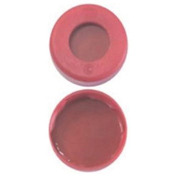 セプタム付スナップキャップ(ND11)TEF(透明)/天然ラバー 1mm 6ARC11NRT1シリーズ Thermo Fisher Scientific