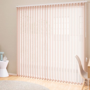 【オーダー】レース付き縦型ブラインド デュアルツイン ルノファブ TOSO