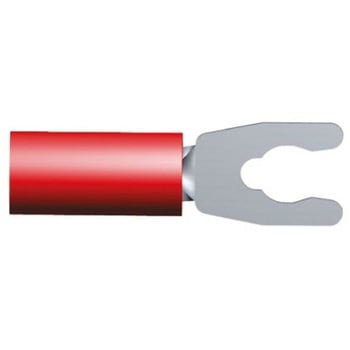 Y形圧着端子 スタッドサイズ M3.5 赤 22AWG to 16AWG 1袋 1000個入 TE Connectivity Japan(旧:TYCOELECTRONICS(タイコエレクトロニクス))