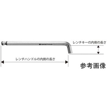ショートヘッド ロングボール六角レンチ 適合スクリュー 2212.L2シリーズ PB SWISS TOOLS