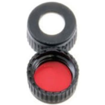 セプタム付 AVCS スクリューキャップ(9-425)1mm 赤/白(圧着型)/黒 6PSC9STB1シリーズ - Thermo Fisher Scientific