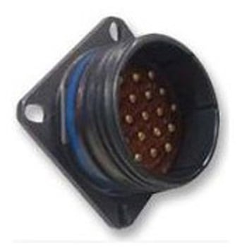 丸型コネクタ レセプタクル 22極 AMPHENOL