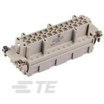 ヘビーデューティパワーコネクタ HDC HE シリーズ メス 24極 16A 500 V 1箱 5個入 TE CONNECTIVITY