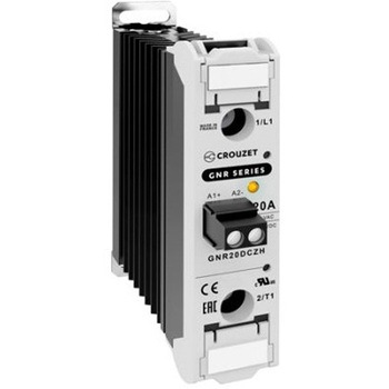 ソリッドステートリレー 最大負荷電流：20 A rms 最大負荷電圧：660 V ac/dc DINレール 1袋 10個入 CROUZET