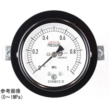 普通形圧力計(Φ60)埋込形D枠(取付金具) AA15-121シリーズ 長野計器