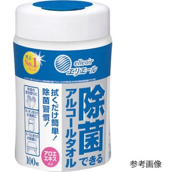 除菌できるアルコールタオル 本体 100枚 イービーエス