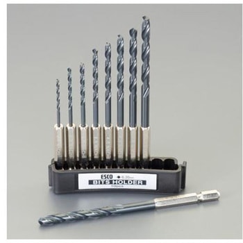 2.0-6.0mm 9本組 六角軸ドリル HSS エスコ