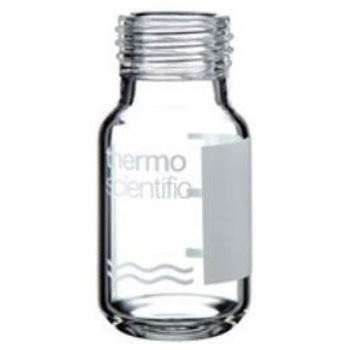 多機能オートサンプラーバイアル(ND18)ラベル付 ガラス ラウンドボトム 6ASVシリーズ Thermo Fisher Scientific
