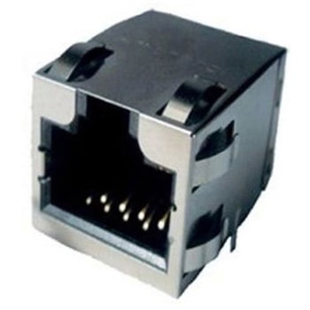 RJ45 モジュラーコネクタ メス RJ45コネクタ PCBマウント Cat5e - AMPHENOL