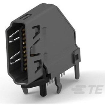 HDMIコネクタ メス スタンダード 接続方向：ライトアングル 1箱 168個入 TE Connectivity Japan(旧:TYCOELECTRONICS(タイコエレクトロニクス))