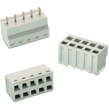 基板用端子台 4165シリーズ 5.08mmピッチ 1列 9極 グレー - WURTH ELEKTRONIK