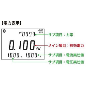 クランプ電力テスター デジタル エスコ