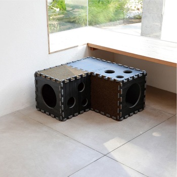 つめが研げるペットトンネル ブラック - シービージャパン