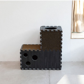 つめが研げるペットトンネル ブラック - シービージャパン