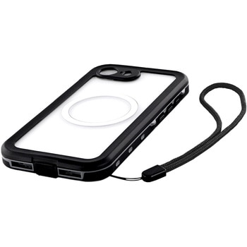 iPhone16e 防水・防塵・耐衝撃ケース「SLIM DIVER(スリムダイバー)」 ブラック 防水防塵性能(IP68相当) 耐衝撃性能 装着したままでも操作可能 MSソリューションズ