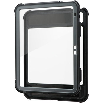 iPad 11インチ (A16)/iPad 10.9インチ (第10世代) 防水・防塵・耐衝撃ケース「SLIM DIVER(スリムダイバー)」 ブラック 防水防塵性能(IP68相当) 耐衝撃性能 装着したままでも操作可能 MSソリューションズ