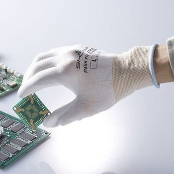手袋(低発塵・被膜強化/10双) EA354GBシリーズ - エスコ