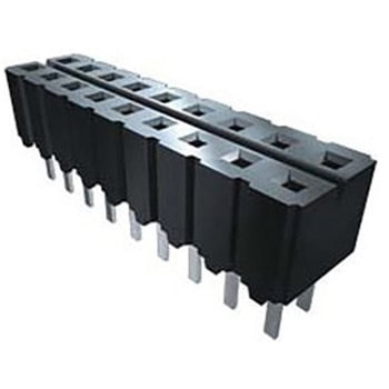 基板接続用ソケット 10 極 2.54mm 2 列 スルーホール 1セット 22個入 SAMTEC