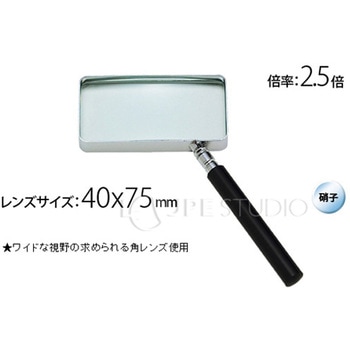 角型ルーペ 2.5倍 I.L.K(池田レンズ工業)