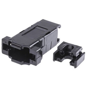 D-Sub バックシェエル F1069 シリーズ 9 極 E 黒 FCT - A MOLEX COMPANY