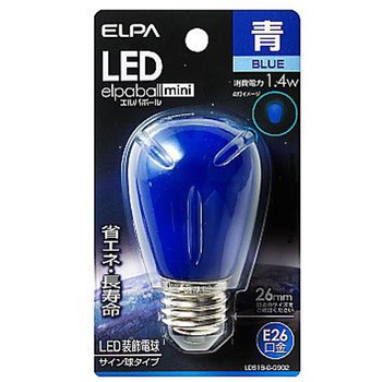 LEDサイン電球 AC100V/1.4W/E26 EA758XAシリーズ エスコ