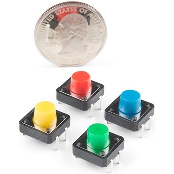 Multicolor Buttons - 4-pack SPARKFUN